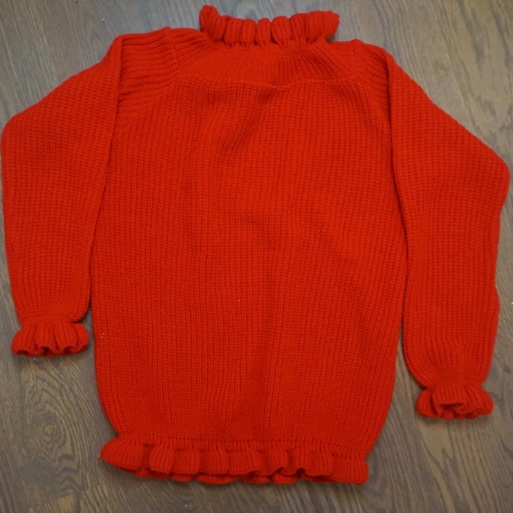 Red Knit Sweater - Picture 4 of 4